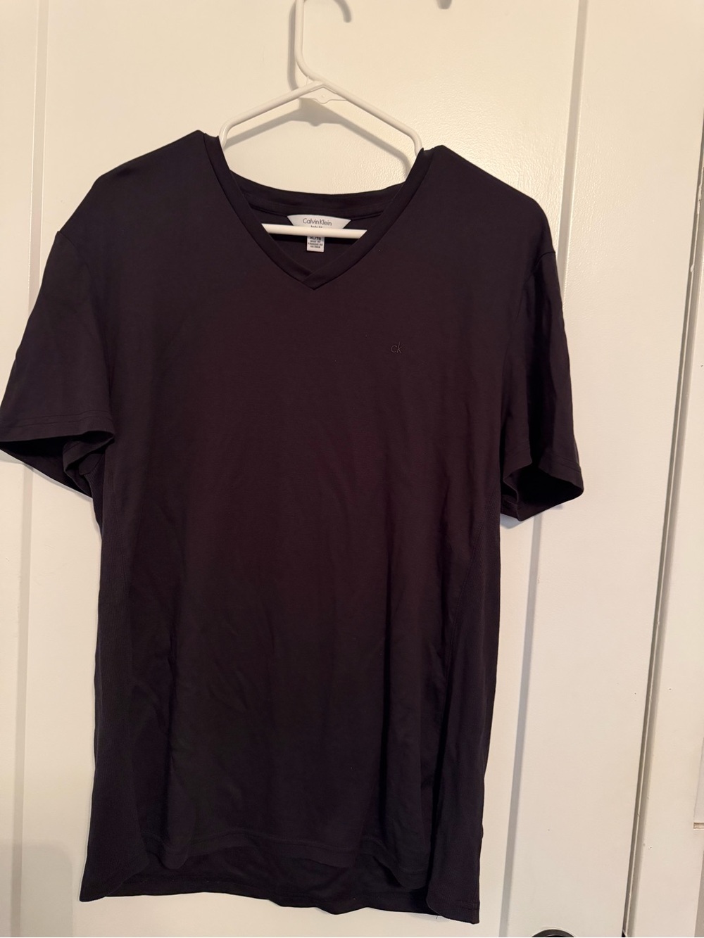 Calvin Klein Black V-Neck Short Sleeve Tee
